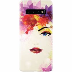 Husa silicon pentru Samsung Galaxy S10 Pretty Face 