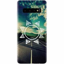Husa silicon pentru Samsung Galaxy S10 Sun On The Road 