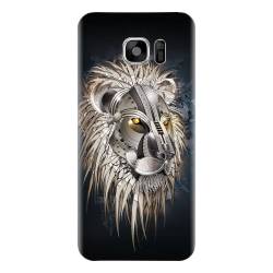 Husa silicon pentru Samsung Galaxy S6 Abstract Lion 001 