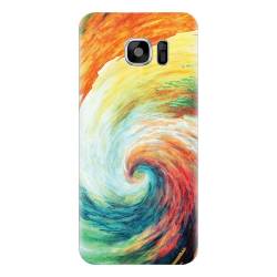 Husa silicon pentru Samsung Galaxy S6 Big Wave Painting 