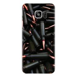 Husa silicon pentru Samsung Galaxy S6 Edge Ammunition Bullets