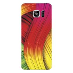 Husa silicon pentru Samsung Galaxy S6 Edge Colorful Abstract 