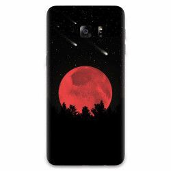 Husa silicon pentru Samsung Galaxy S6 Edge Plus Blood Moon 