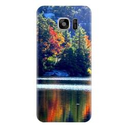Husa silicon pentru Samsung Galaxy S6 Edge Plus Lake Minnewaska Autumn 