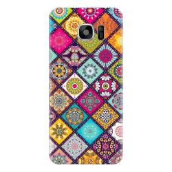 Husa silicon pentru Samsung Galaxy S6 Edge Plus Mandala Pattern 