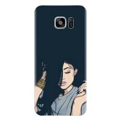 Husa silicon pentru Samsung Galaxy S6 Edge Plus Simple Girl 