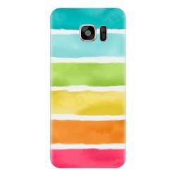 Husa silicon pentru Samsung Galaxy S6 Edge Plus Watercolors 