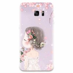 Husa silicon pentru Samsung Galaxy S6 Girl 001 
