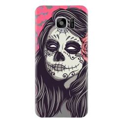 Husa silicon pentru Samsung Galaxy S6 Mexican Girl Skull 