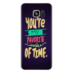 Husa silicon pentru Samsung Galaxy S6 My Favorite Waste Of Time 