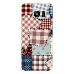 Husa silicon pentru Samsung Galaxy S6 Patchwork Vector 