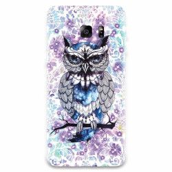 Husa silicon pentru Samsung Galaxy S7 Abstract Owl 