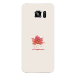 Husa silicon pentru Samsung Galaxy S7 Autumn Tree Leaf Shape Illustration 
