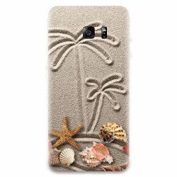 Husa silicon pentru Samsung Galaxy S7 Edge Beach Sand 
