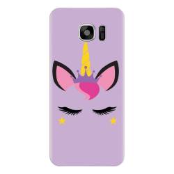 Husa silicon pentru Samsung Galaxy S7 Edge Unicorn Shine 