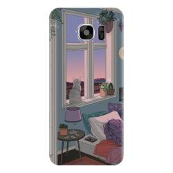 Husa silicon pentru Samsung Galaxy S7 Girl Room 