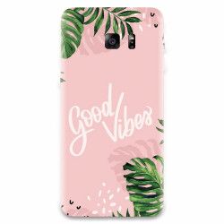 Husa silicon pentru Samsung Galaxy S7 Good Vibes 