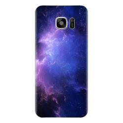Husa silicon pentru Samsung Galaxy S7 Purple Space Nebula 