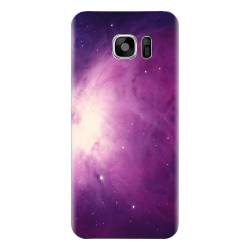 Husa silicon pentru Samsung Galaxy S7 Purple Supernova Nebula Explosion 