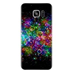 Husa silicon pentru Samsung Galaxy S7 Rainbow Colored Soap Bubbles 