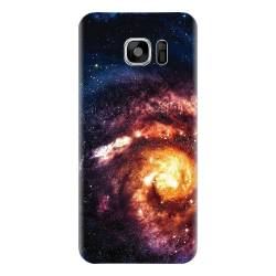 Husa silicon pentru Samsung Galaxy S7 Spiral Galaxy Illustration 