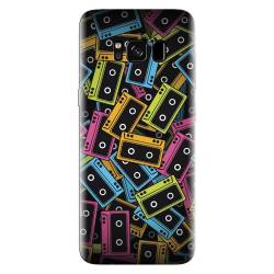 Husa silicon pentru Samsung Galaxy S8 Audio Cassette Color Vector 