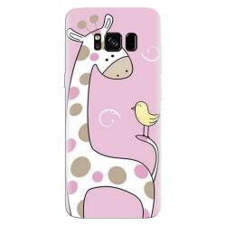 Husa silicon pentru Samsung Galaxy S8 Cute Giraffe 