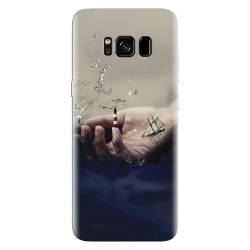 Husa silicon pentru Samsung Galaxy S8 Plus 3D Hand Ocean Render 