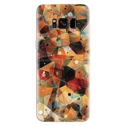 Husa silicon pentru Samsung Galaxy S8 Plus Abstract Triangles Connected Lines 