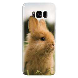 Husa silicon pentru Samsung Galaxy S8 Plus Cute Rabbit In Grass 
