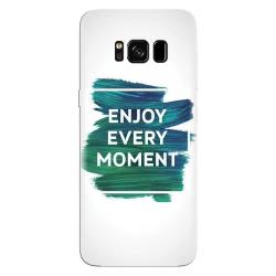 Husa silicon pentru Samsung Galaxy S8 Plus Enjoy Every Moment Motivational 
