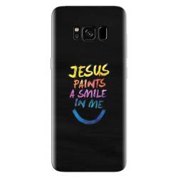 Husa silicon pentru Samsung Galaxy S8 Plus Jesus Paints A Smile In Me 