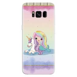 Husa silicon pentru Samsung Galaxy S8 Plus Mermaid Unicorn Play 