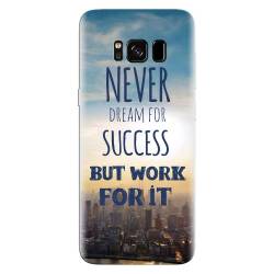 Husa silicon pentru Samsung Galaxy S8 Plus Never Dream 