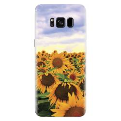 Husa silicon pentru Samsung Galaxy S8 Plus Sunflowers 