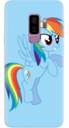 Husa silicon pentru Samsung Galaxy S9 Rainbow Dash 