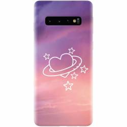 Husa silicon personalizata pentru Samsung Galaxy S10 Galaxy Heart 