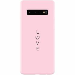 Husa silicon personalizata pentru Samsung Galaxy S10 Love 