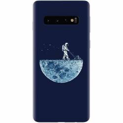 Husa silicon personalizata pentru Samsung Galaxy S10 Plus Astronaut 