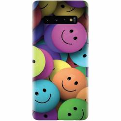 Husa silicon personalizata pentru Samsung Galaxy S10 Smiles 