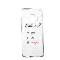 Husa Silicon Transparent Slim Call Me 149 Samsung Galaxy S9 