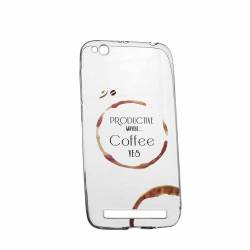Husa Silicon Transparent Slim Coffee Xiaomi Redmi 5A 