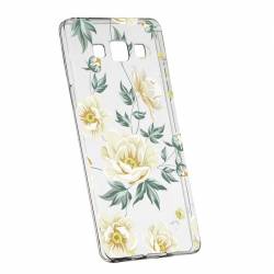 Husa Silicon Transparent Slim Floral 126 Samsung Galaxy J7 2016 