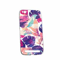 Husa Silicon Transparent Slim Flori Tropicale Xiaomi Redmi 5A 