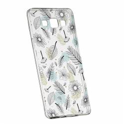 Husa Silicon Transparent Slim Florii Samsung Galaxy J7 2016 