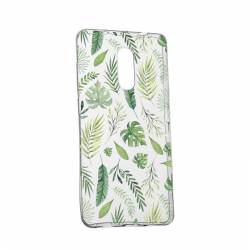 Husa Silicon Transparent Slim Frunze Huawei Mate 10 Lite 