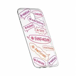 Husa Silicon Transparent Slim Fun 125 Samsung Galaxy J7 2017 