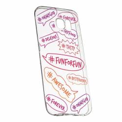 Husa Silicon Transparent Slim Fun 125 Samsung Galaxy S7 