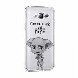 Husa Silicon Transparent Slim Harry Potter - Dobby Samsung Galaxy J7 2016 