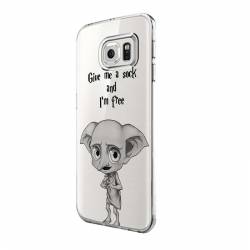 Husa Silicon Transparent Slim Harry Potter - Dobby Samsung Galaxy S8 Plus 